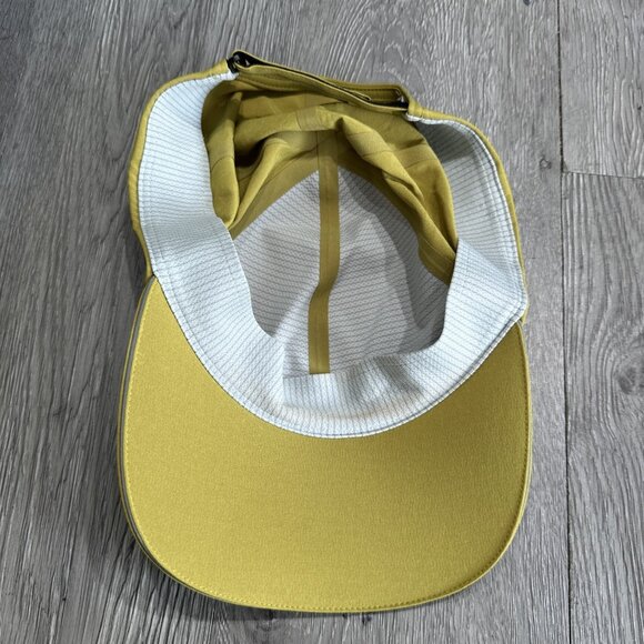 Lululemon Womens Mustard Yellow Adjustable Hat Light Reflective Running Cap OS main image 5